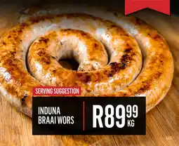 Bluff Meat Supply Induna braai wors offer