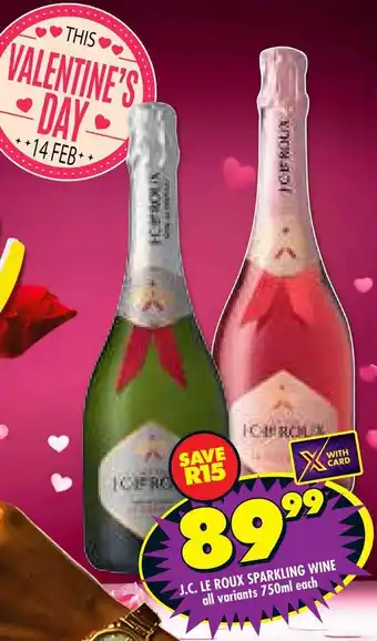 Shoprite Liquor J.c. le roux sparkling wine offer