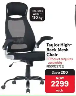 Makro Taylor High-Back Mesh Chair offer