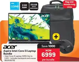 Makro Acer Aspire Intel Core i3 Laptop Bundle offer