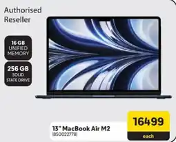 Makro Apple 13" MacBook Air M2 offer