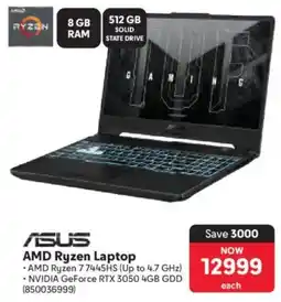 Makro ASUS AMD Ryzen Laptop offer