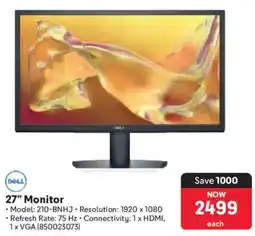 Makro Dell 27" Monitor offer