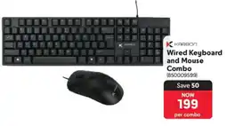Makro Karbon Wired Keyboard and Mouse Combo offer