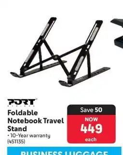 Makro Foldable Notebook Travel Stand offer