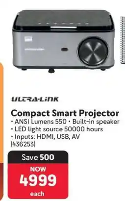 Makro Compact Smart Projector offer