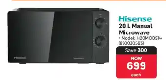Makro Hisense 20 L Manual Microwave offer