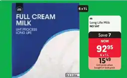 Makro m Long Life Milk offer