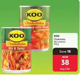 Makro KOO CHAKALAKA offer