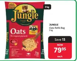 Makro JUNGLE Oats Refill Bag offer