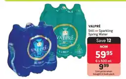 Makro Valpré Still or Sparkling Spring Water offer