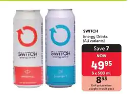 Makro SWITCH Energy Drinks (All variants) offer