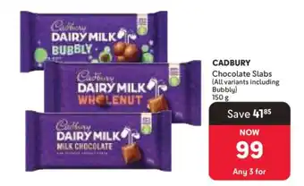 Makro Cadbury Chocolate Slabs offer