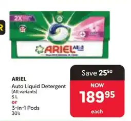 Makro ARIEL Auto Liquid Detergent offer