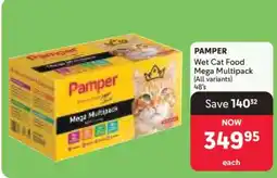 Makro PAMPER Wet Cat Food Mega Multipack offer