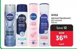 Makro NIVEA Aerosol Deodorant offer