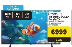 Makro SKYWORTH 152 cm (60”) QLED Google TV offer