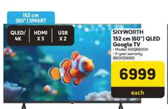 Makro SKYWORTH 152 cm (60”) QLED Google TV offer