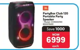 Makro PartyBox Club 120 Portable Party Speaker offer