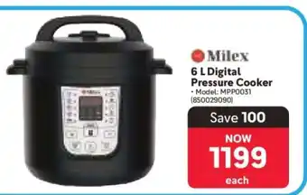 Makro Milex 6 L Digital Pressure Cooker offer