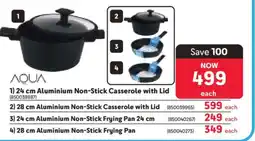 Makro 24 cm Aluminium Non-Stick Casserole with Lid offer