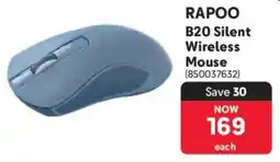 Makro Rapoo B20 Silent Wireless Mouse offer