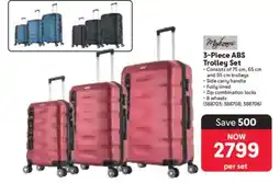 Makro 3-Piece ABS Trolley Set offer