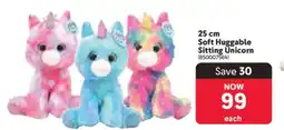 Makro 25 cm Soft Huggable Sitting Unicorn offer