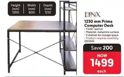 Makro 1230 mm Prima Computer Desk offer