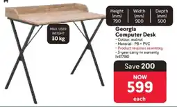 Makro Georgia Computer Desk offer