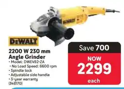 Makro 2200 W 230 mm Angle Grinder offer