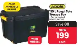 Makro ADDIS 110 L Rough Tote Storage Box offer