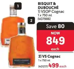 Makro BISQUIT & DUBOUCHÉ VSOP Cognac offer