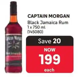 Makro CAPTAIN MORGAN Black Jamaica Rum offer