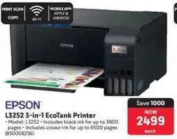 Makro Epson L3252 3-in-1 EcoTank Printer offer