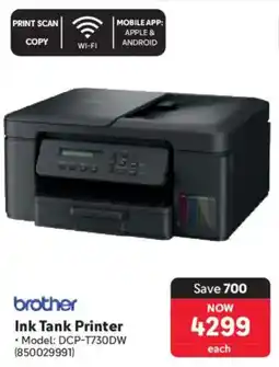 Makro Brother Ink Tank Printer offer