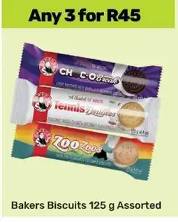 Game Bakers Biscuits 125 g Assorted offer