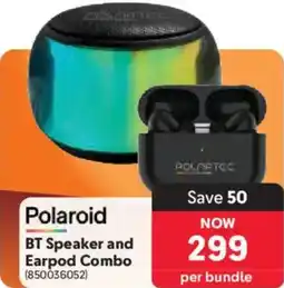 Makro Polaroid BT Speaker and Earpod Combo offer