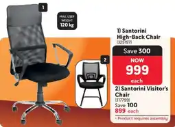 Makro Santorini High-Back Chair offer