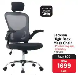 Makro Jackson High-Back Mesh Chair offer