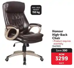 Makro Honour High-Back Chair offer
