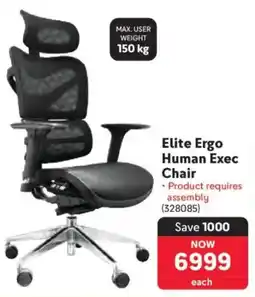 Makro Elite Ergo Human Exec Chair offer
