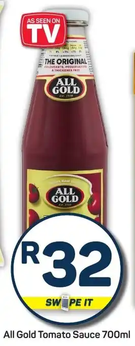 Pick n Pay All Gold Tomato Sauce offer