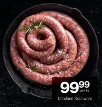Checkers Dorsland Braaiwors offer
