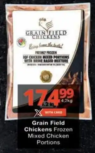 Checkers Grain Field Chickens Frozen Mixed Chicken Portions offer
