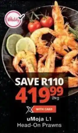 Checkers uMoja L1 Head-On Prawns offer