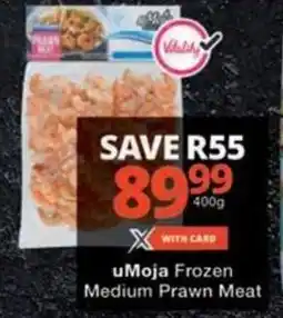 Checkers uMoja Frozen Medium Prawn Meat offer