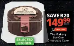 Checkers The Bakery Bar-One Chocolate Cake offer
