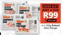 Checkers Eskort Ham Range offer