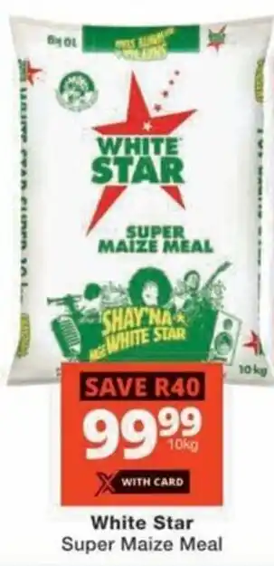Checkers White Star Super Maize Meal offer